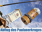 Paulaner Krug auf dem Winzerer Fähndl - 42.000 Liter Volumen, 6 Meter Hoch, Erstflug am 9.9.2011 (ªFoto: MartiN Schmitz)